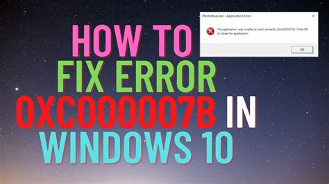 0xc000007b windows 10